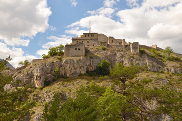 Fototapeta na wymiar Fort Vauban central (Briançon / Hautes-Alpes)