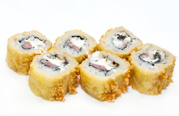 delicious seafood sushi at a Japanese restaurant