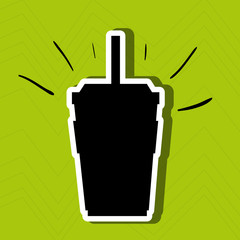 Obraz premium fast food design 