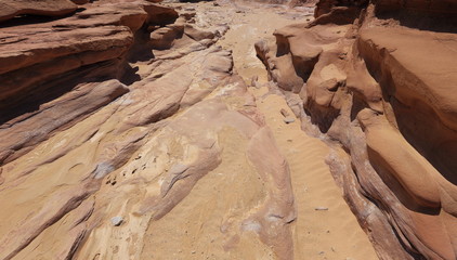 View of the Negev Desert in Israel