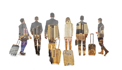 Business peoples. Immigration. International government concept