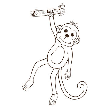 macaco desenho colorido - Pesquisa Google  Monkey coloring pages, Crochet  tapestry, Monkey art