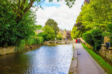 Canal in an English village