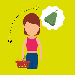 healthy food  design 