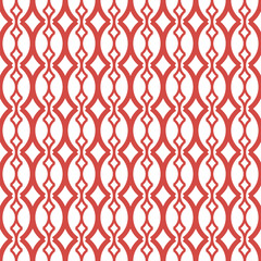 Elegant seamless pattern of roundish X-shaped elements