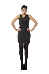 Fototapeta premium surprised indian woman