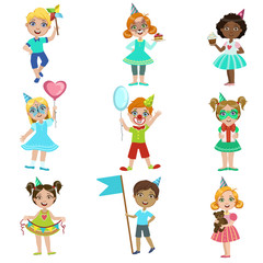 Kids On Birthday Party Set