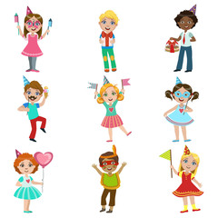 Fototapeta premium Kids Celebration Set
