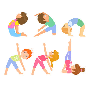 Kids Doing Simple Yoga Poses