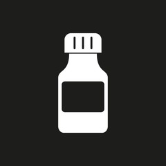 Medicine bottle - vector icon.