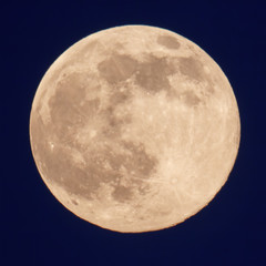 Obraz premium Photos of the full moon in the night sky.