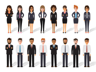 businessman and businesswoman people