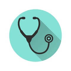 Stethoscope - vector icon