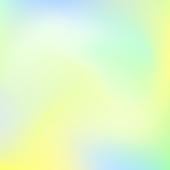 Fototapeta premium Abstract background with trend gradient pastel blur colors, lime, yellow, green, blue and cyan for design concepts, web, business presentations, wallpapers, banners and prints. Vector illustration.
