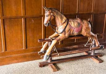 vintage rocking horse