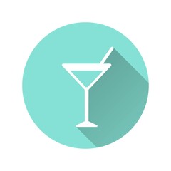 Cocktail - vector icon.