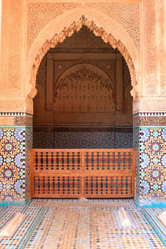 Decorative doorway  in Morocco