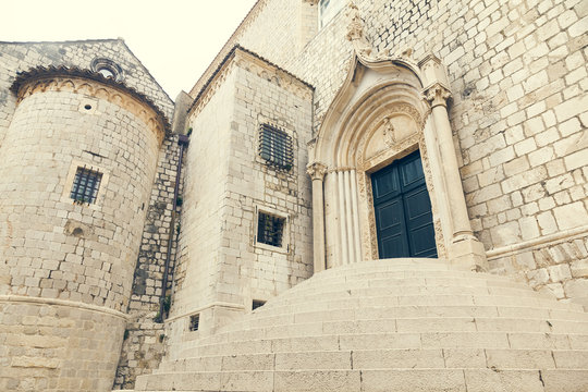 Croatia, Dubrovnik, view to Dominican Friary