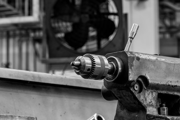 cutting tool on a lathe