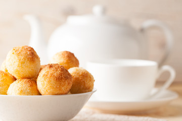 Homemade coconut cookies