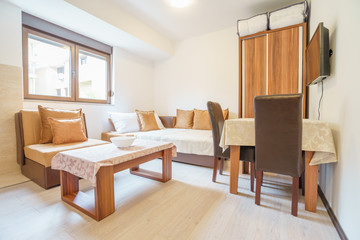 Interior of a guest house living room