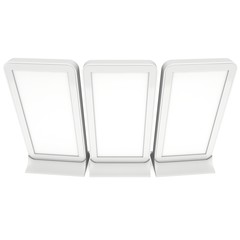 Info LCD screen floor stand.