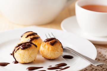 Homemade coconut cookies
