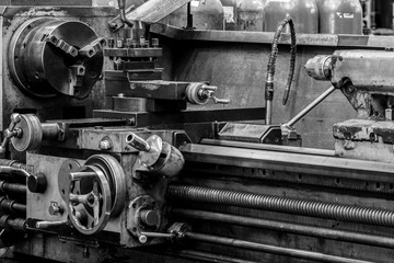 cutting tool on a lathe