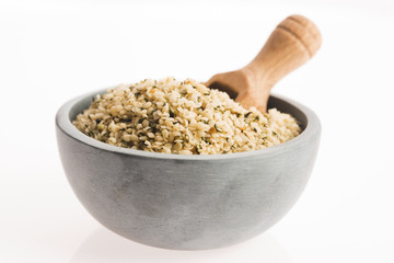 Shelled hemp seeds