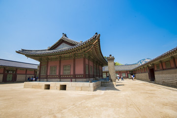 SEOUL,South Korea - MAY 22: Gyeongbokgung Palace. MAY 22, 2016 i