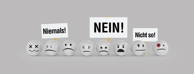 Smileys sind dagegen