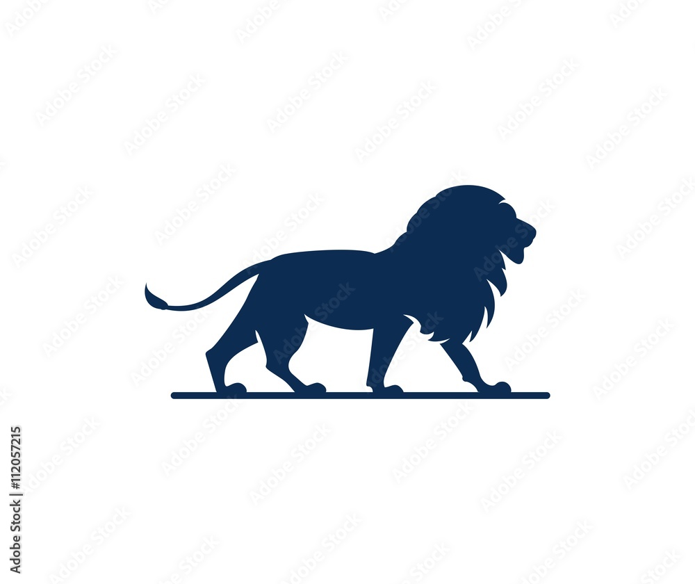 Wall mural Lion logo