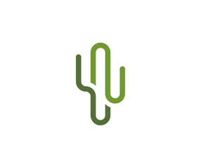 Foto op Canvas Cactus logo © zera93