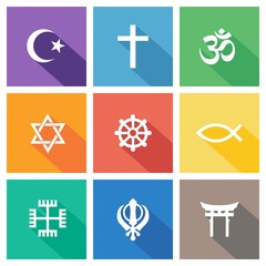 Religiöse Symbole - Sammlung 1