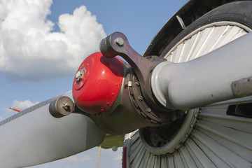 Aircraft engine and propeller