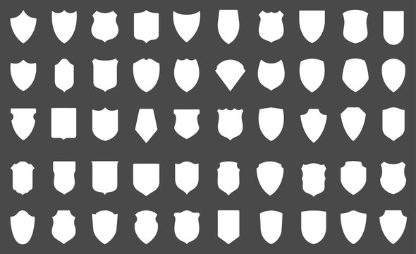 Set of vector shields