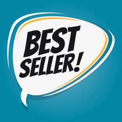 bestseller retro speech bubble