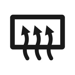 Rear window defrost icon