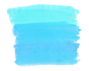 A fragment of the background in light blue tones painted with watercolors