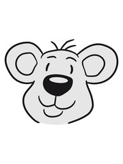 head, face, sweet little cute polar teddy sitting dick funny