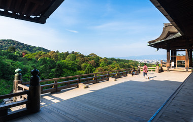 京都　清水寺　清水の舞台