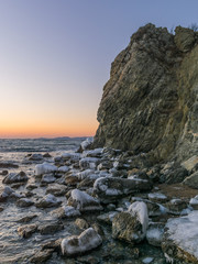 Берега Японского моря: Россия, Приморский край, полуостров Трудный