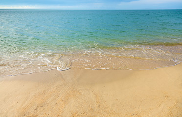 Fototapeta na wymiar Sea water and sand