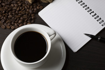 コーヒーとノート