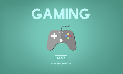 Gaming Entertainment Fun Hobby Digital Technology Concept