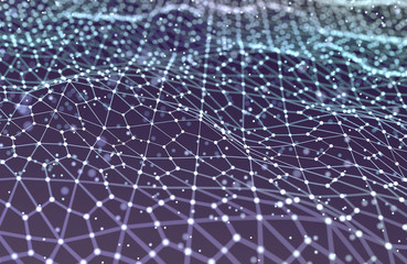 Abstract polygonal background