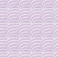 Seamless pattern of seashells
