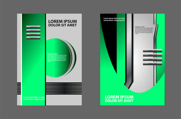 Vector brochure, flyer, magazine cover & poster template
