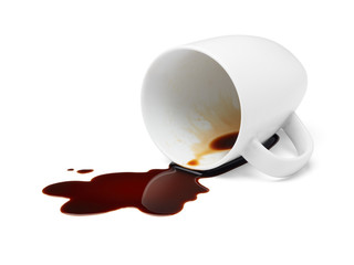 coffee spilling