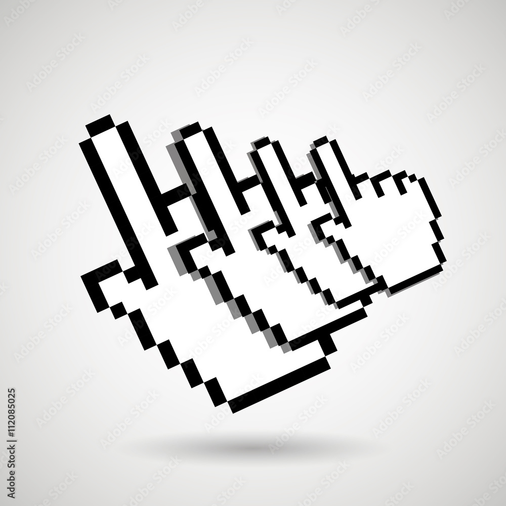 Poster hand pointer design